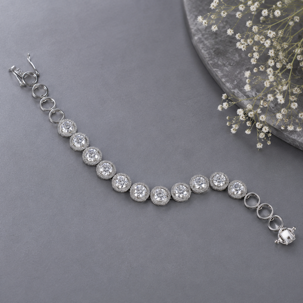 Zara Moonlight Silver Bracelet