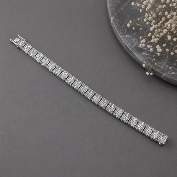 Saanvi Luxe Link  Silver Bracelet