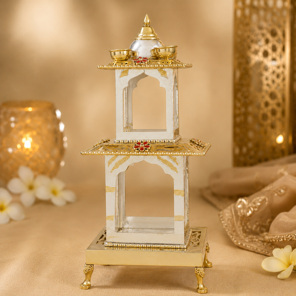 Temple Elegance Silver Hatri