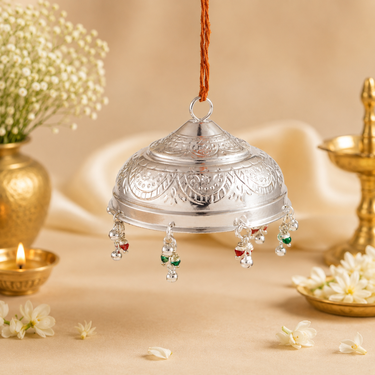 Temple Blessing Silver Chathar