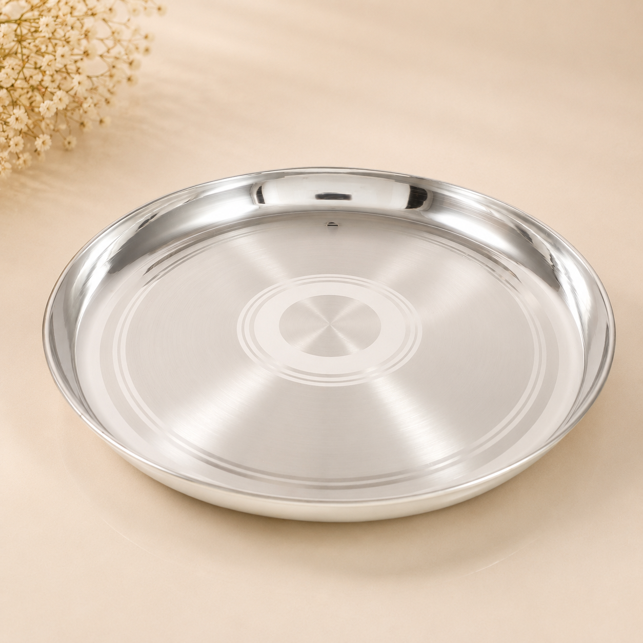 Imperial Shine Silver Thali