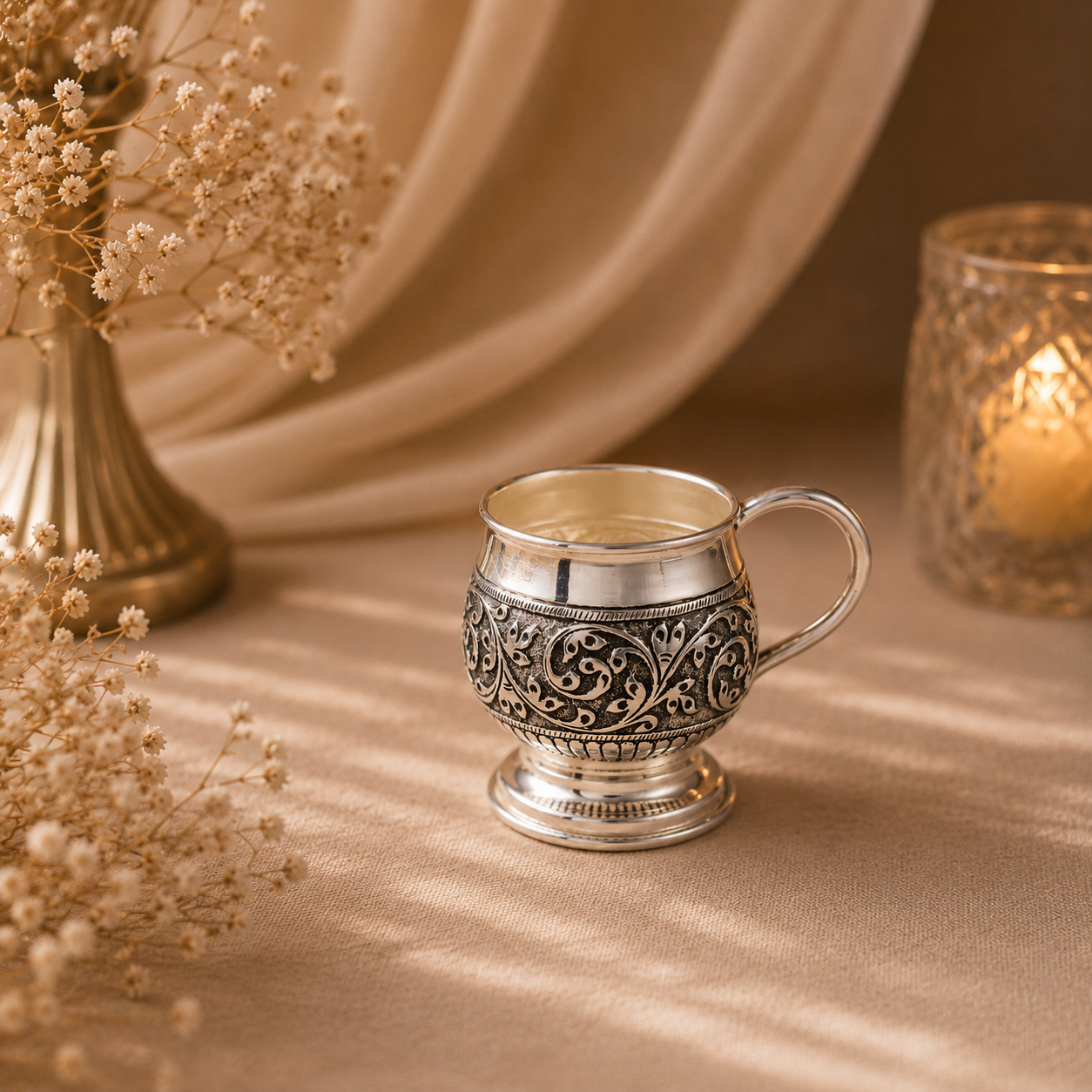 Heritage Filigree Tea Cup Set
