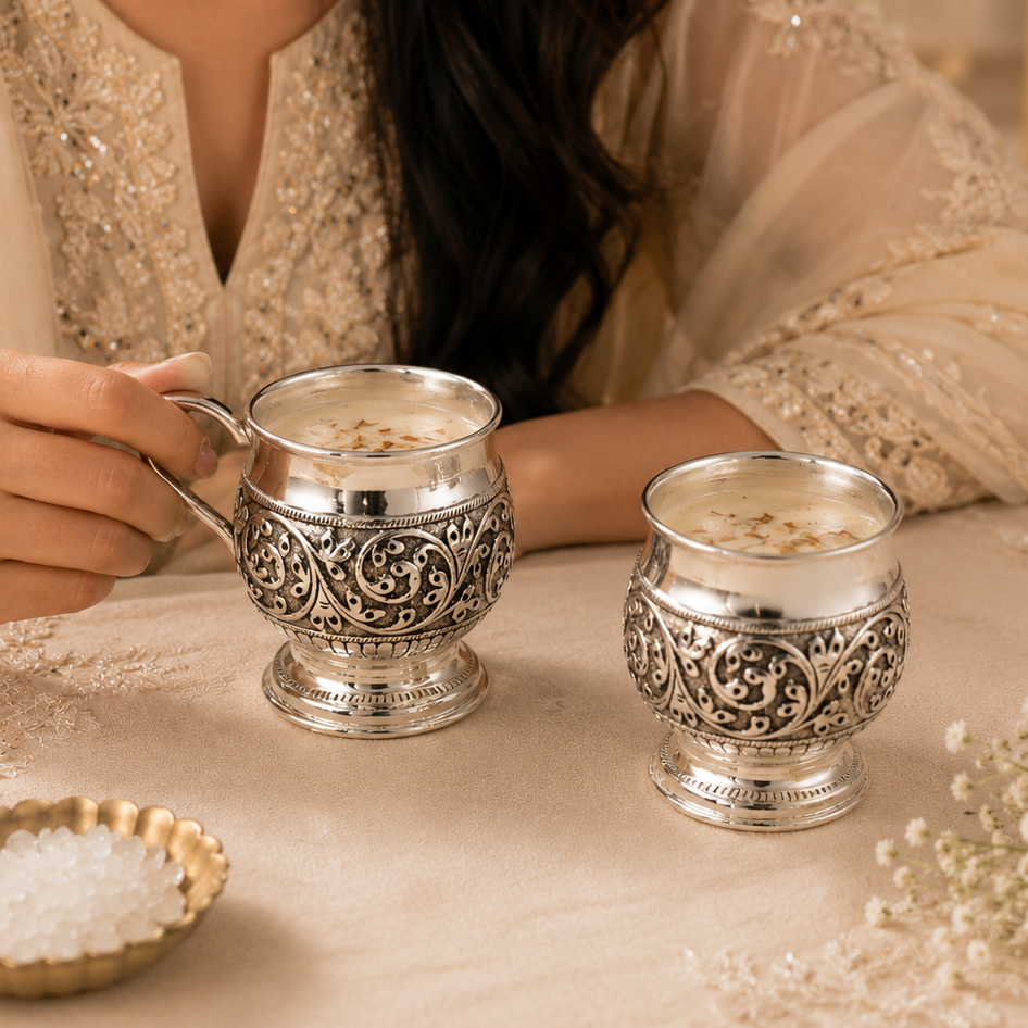 Heritage Filigree Tea Cup Set