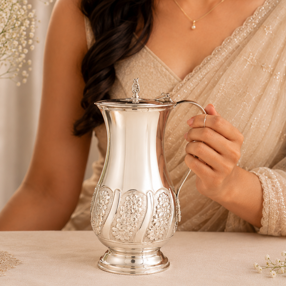 Luxury Silver Water Jug