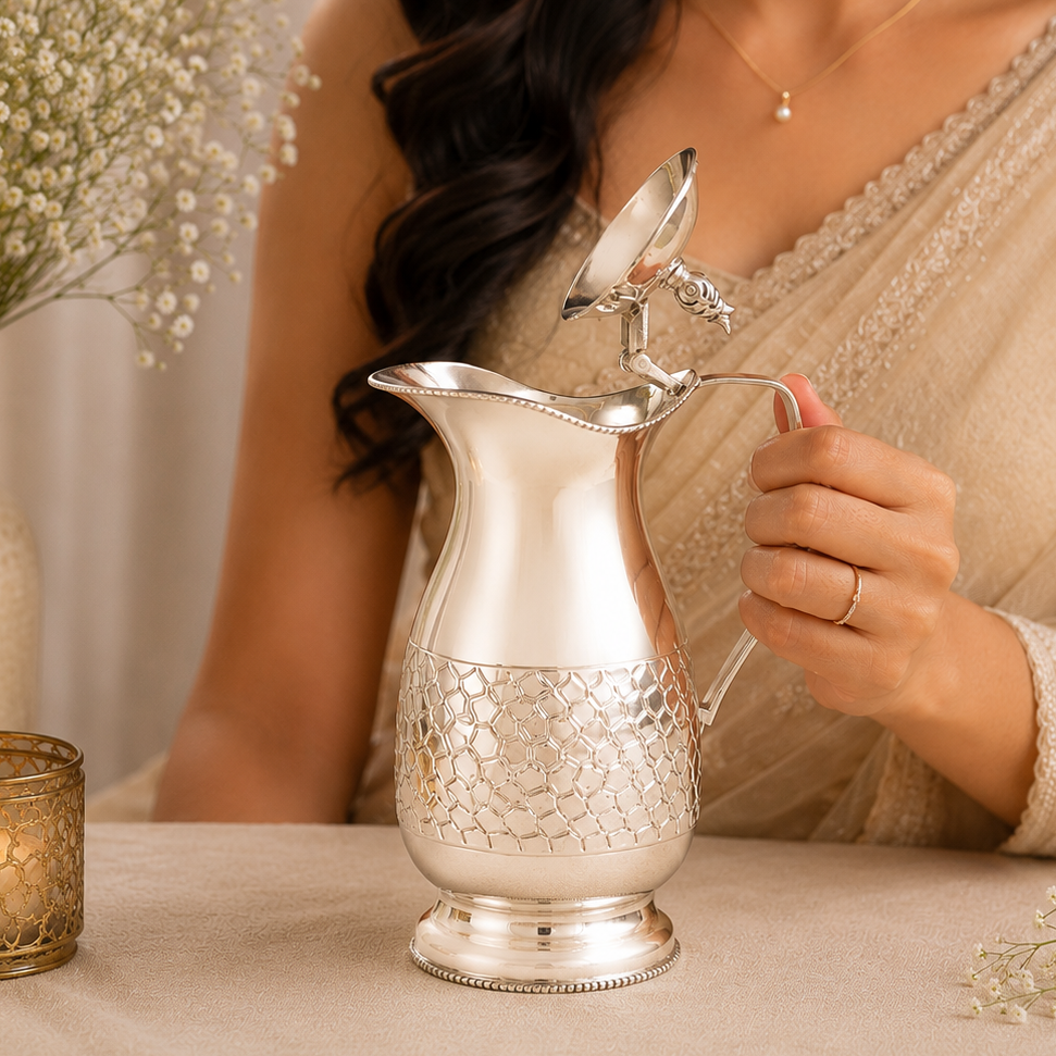 Royal Silver Water Jug