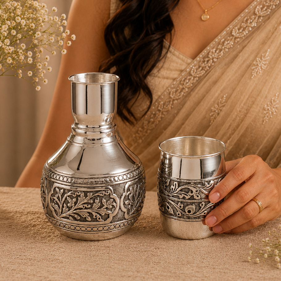 Antique Silver Surai Set