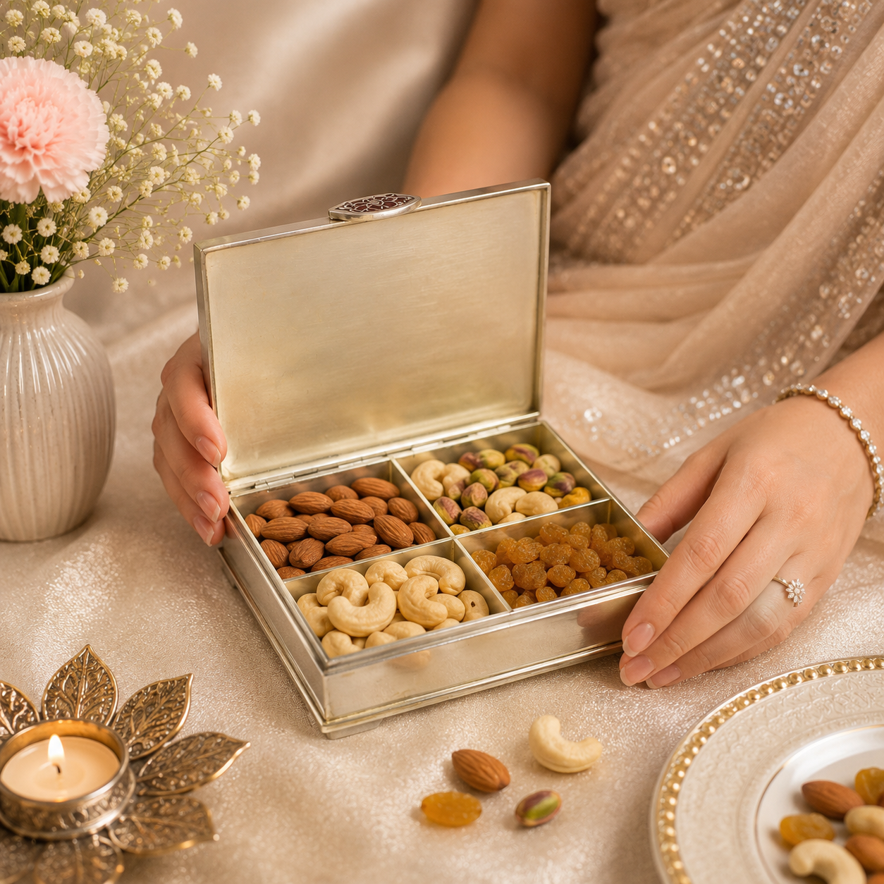 Premium Keepsake Silver Box
