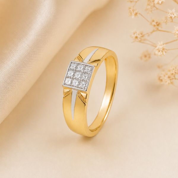 Prince Cut Brilliance Diamond Ring For Him