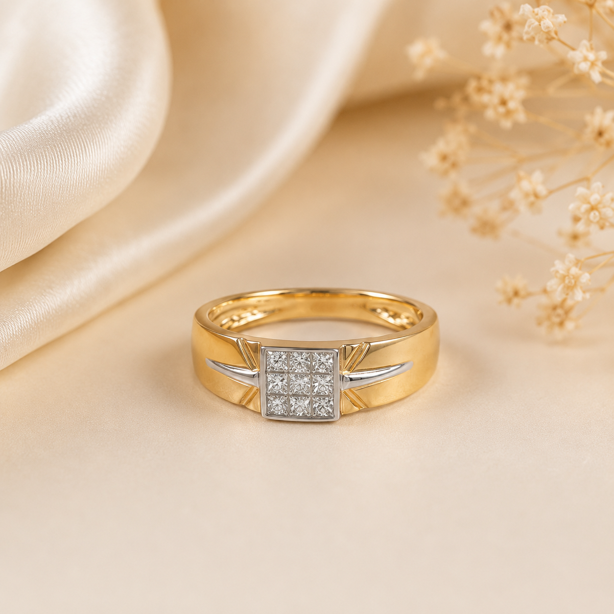 Prince Cut Brilliance Diamond Ring For Him