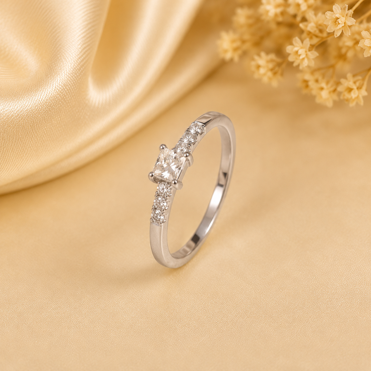 Kiara Solitaire Shine  Diamond Ring