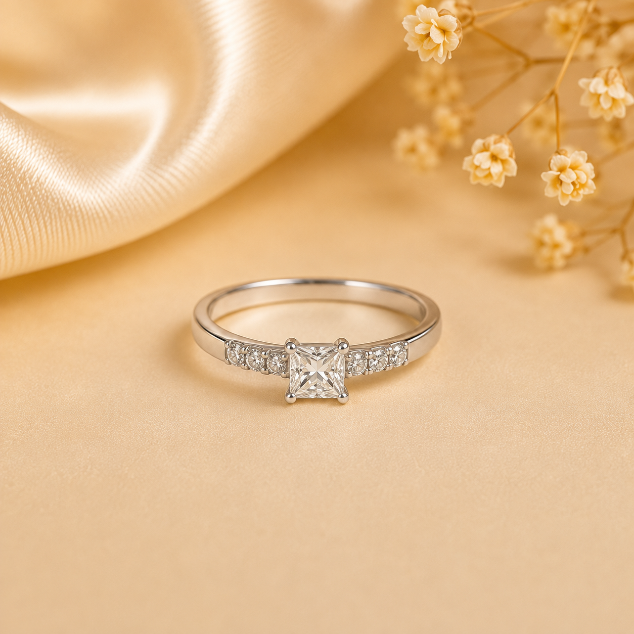 Kiara Solitaire Shine  Diamond Ring