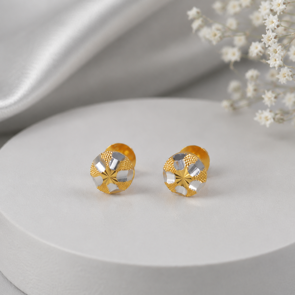Myra Shine Gold Earrings