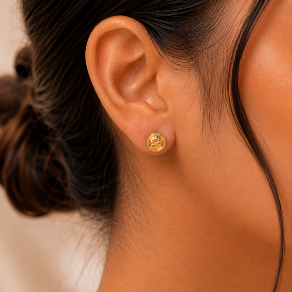 Prisha Glow Gold Earrings