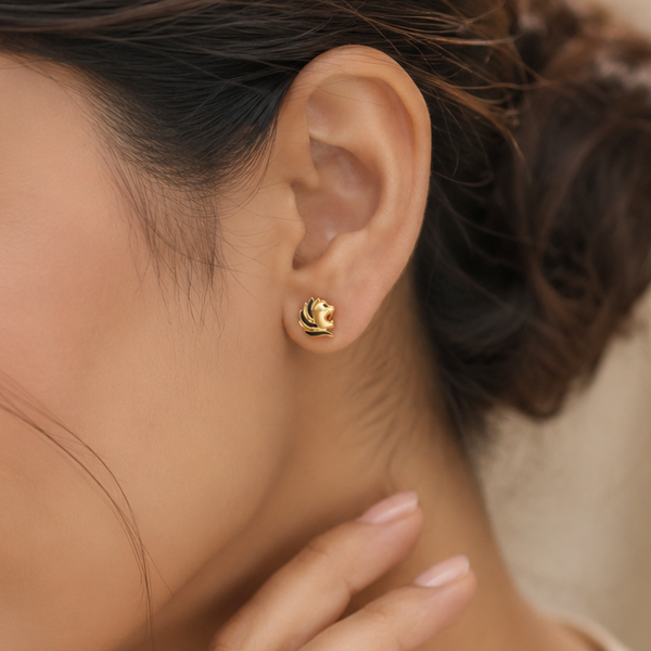 Anvika Lion King  Gold Earrings