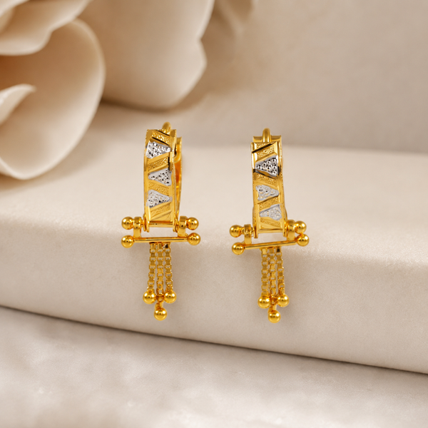 Zara Regal Drops Gold Bali