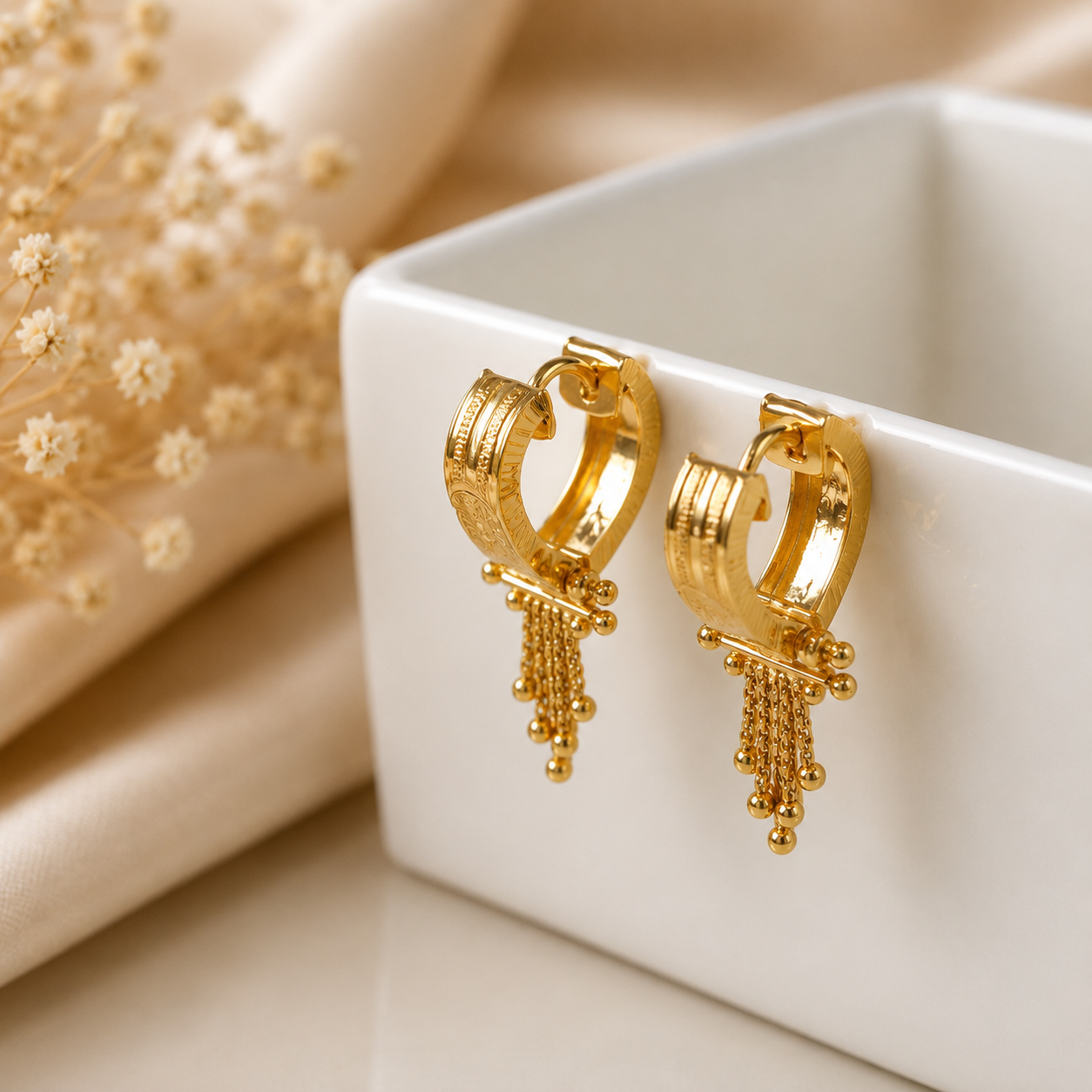 Kashvi Luxe Drops Gold Bali