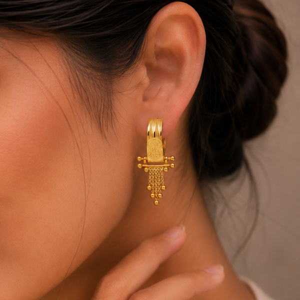 Kashvi Luxe Drops Gold Bali