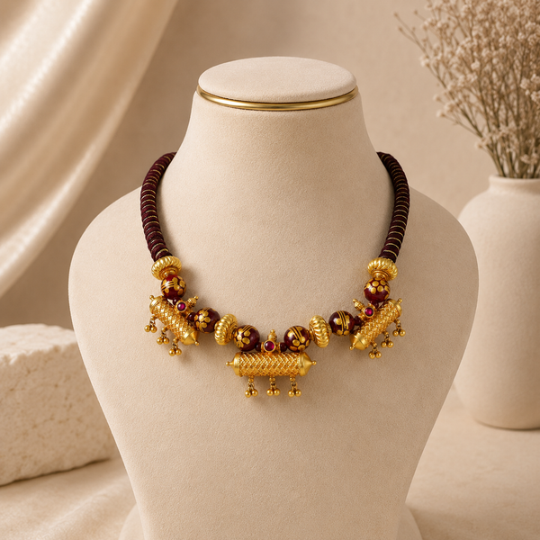 Avni Regal Glory Gold Necklace