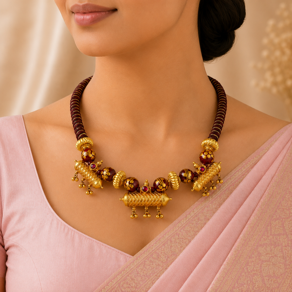Avni Regal Glory Gold Necklace