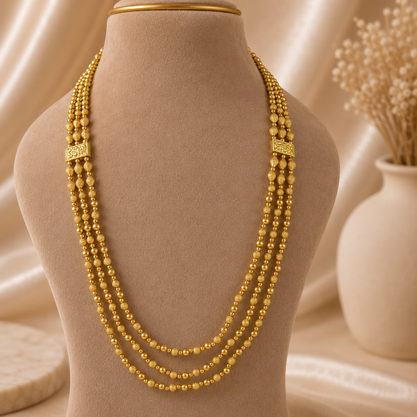 Diya Harmony Long Gold Necklace