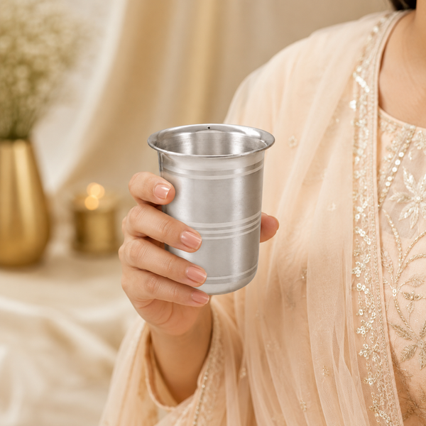 Minimal Silver Glass