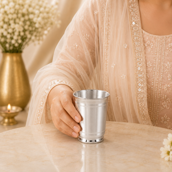 Royal Dining Silver Glass