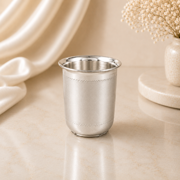 Pearl Finish Silver Glass