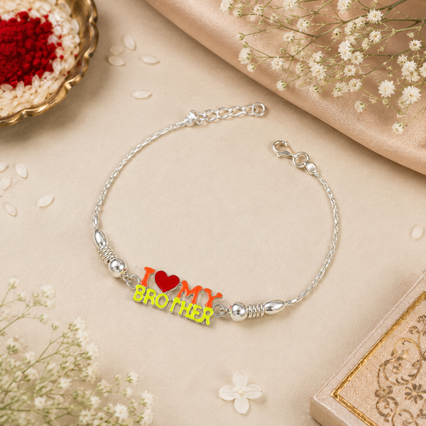 BrotherLove Silver Rakhi