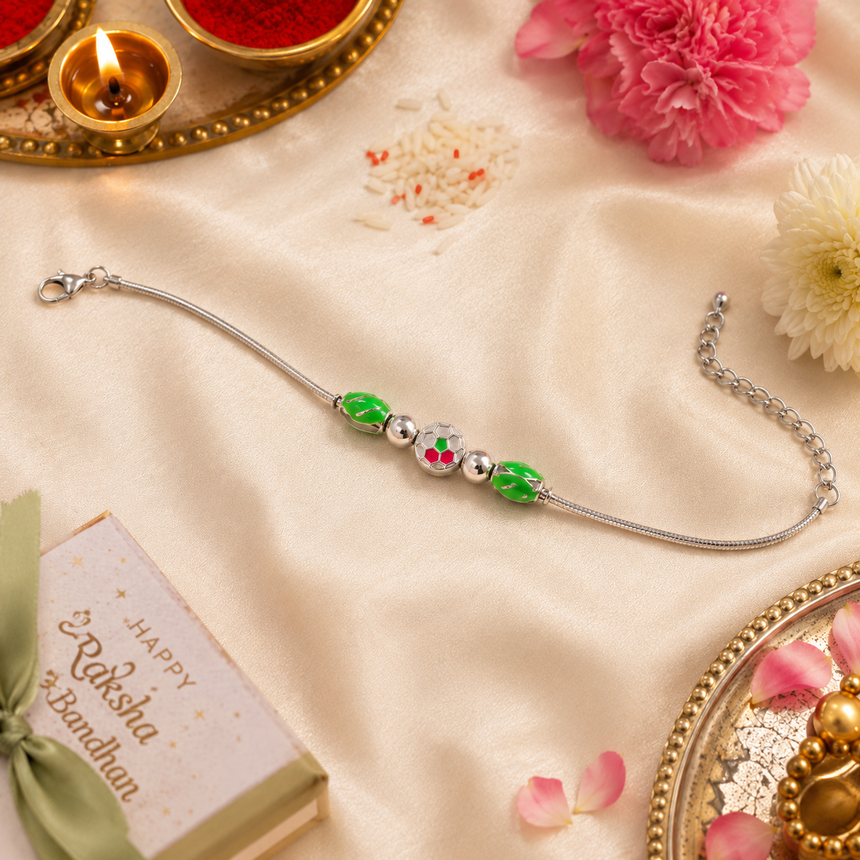 GoalMaster Silver Rakhi