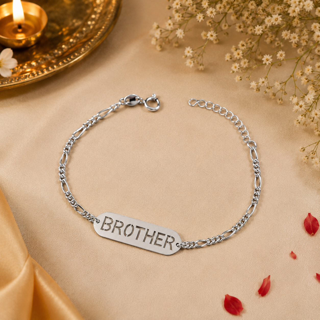 Forever Brother Silver Rakhi
