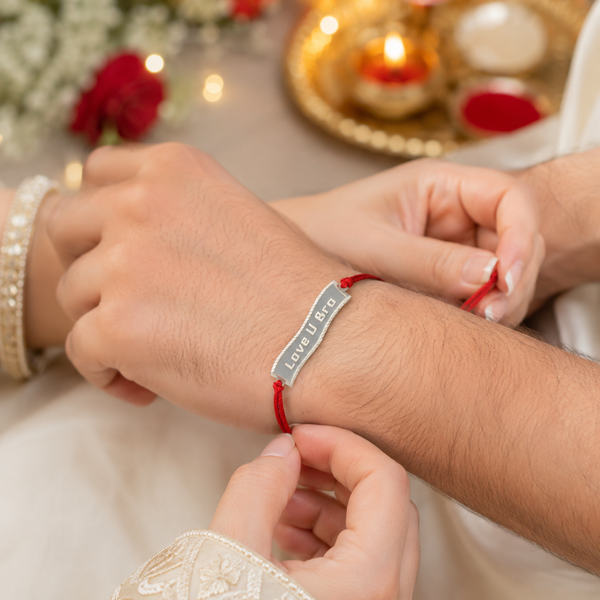 Bro Affection Silver Rakhi