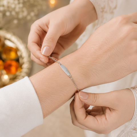 Classic Identity Silver Rakhi
