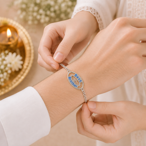 Best Brother Silver Rakhi