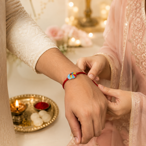 SplashJoy Silver Rakhi