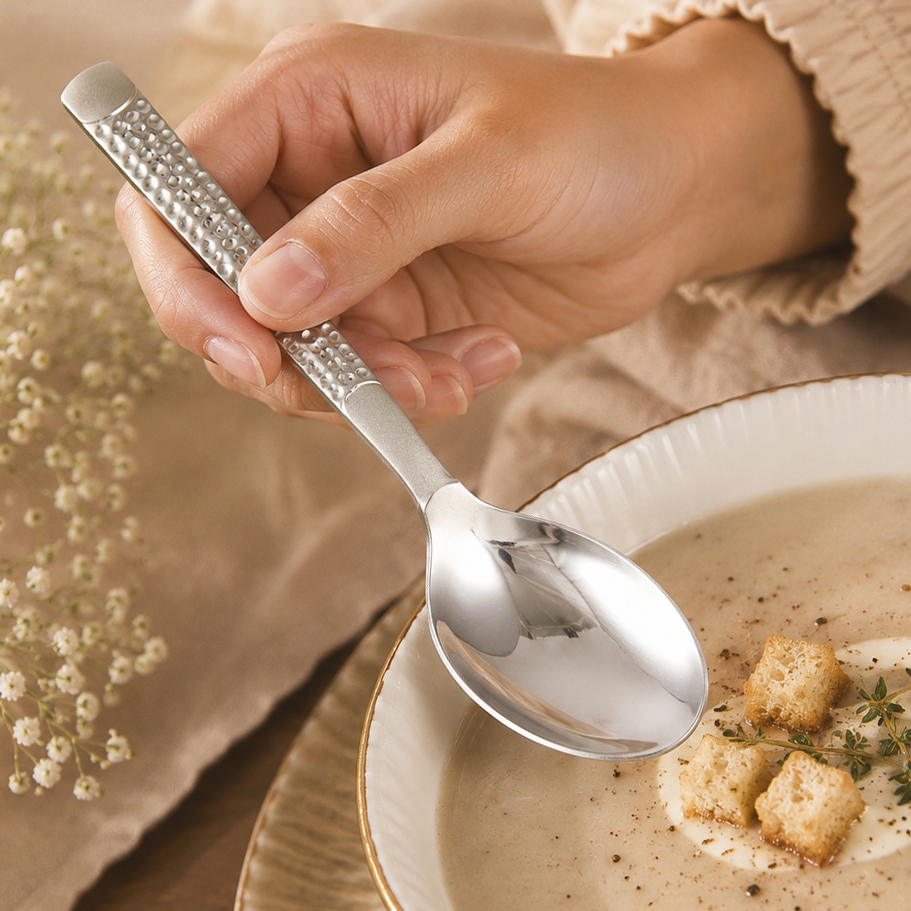 Dotted Grace Silver Spoon
