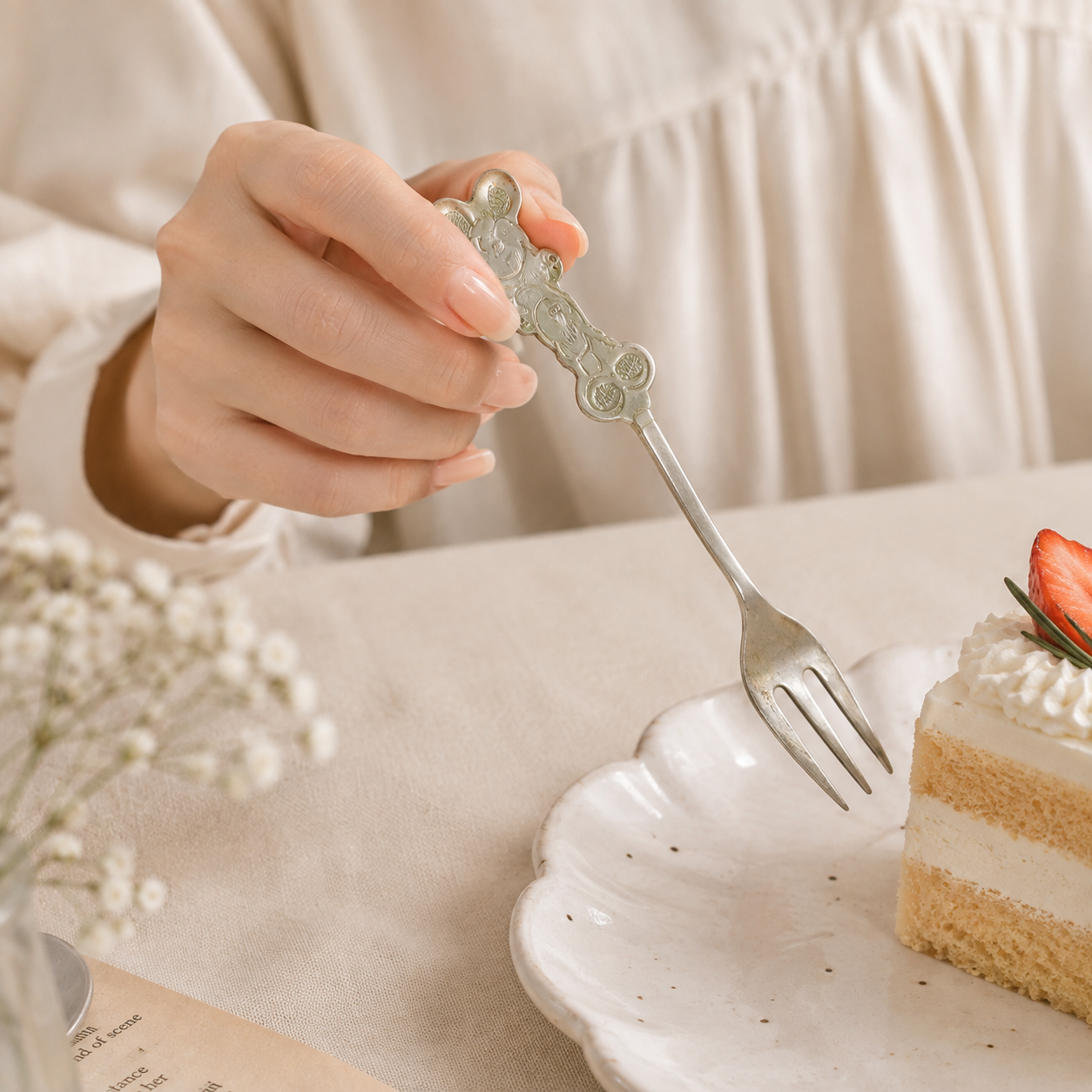 Mouse Magic Silver Fork For Kids