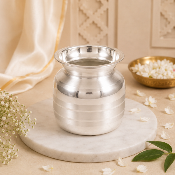 Mangala Jal Silver Kalash