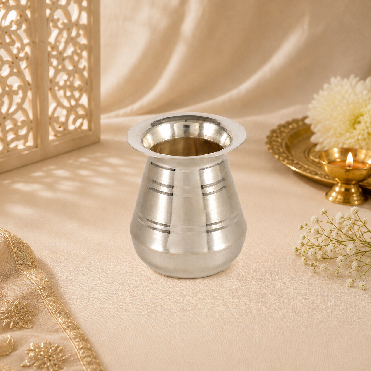 Ritual Worship Silver Lota