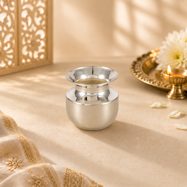 Divine Blessing Silver Kalash