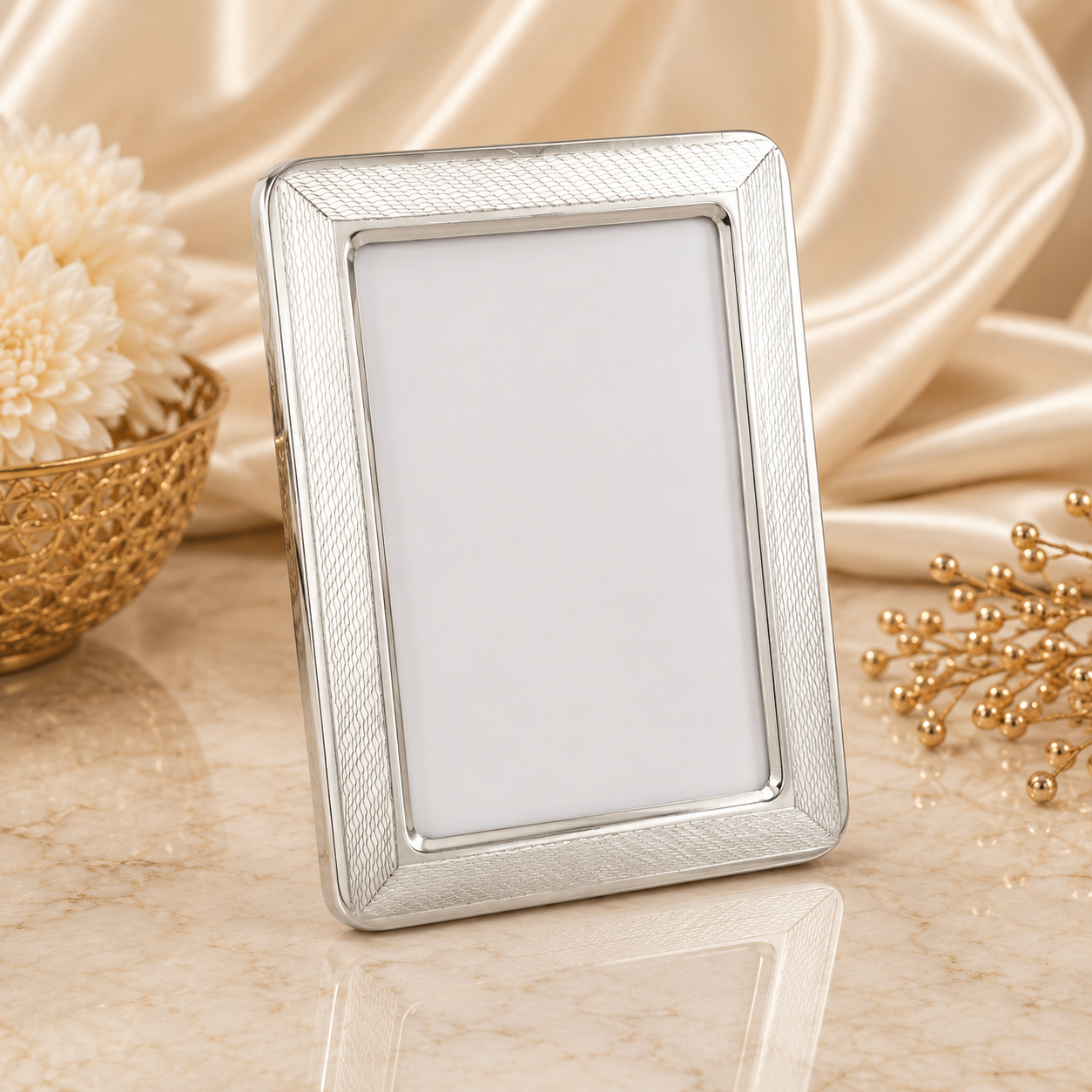 Everlasting Memory  Silver Photo Frame