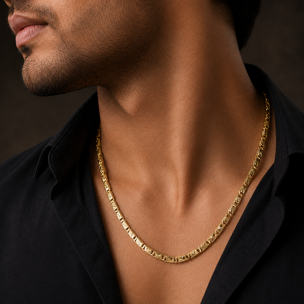 Ishaan Imperial Link Gold Chain For Him