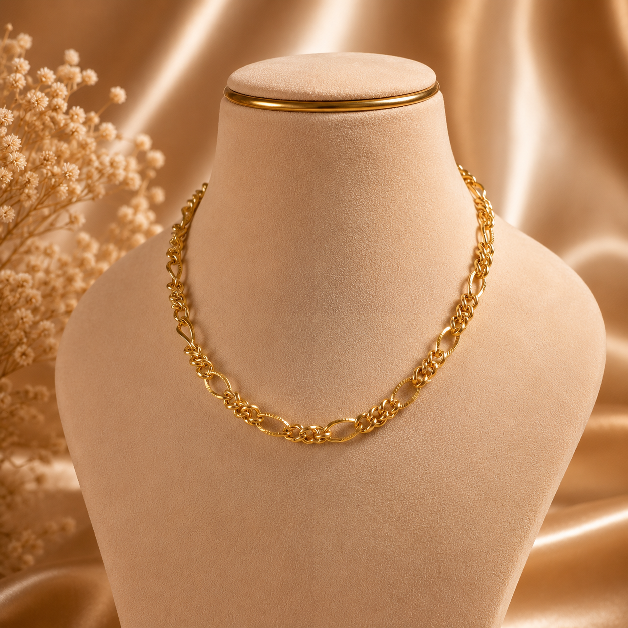 Abeer Fusion Link  Gold Chain For Him