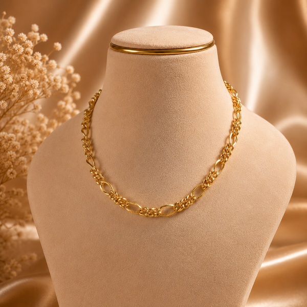 Abeer Fusion Link  Gold Chain For Him