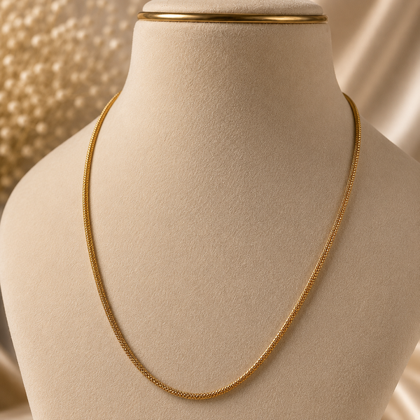 Diya Radiant Mesh Gold Chain