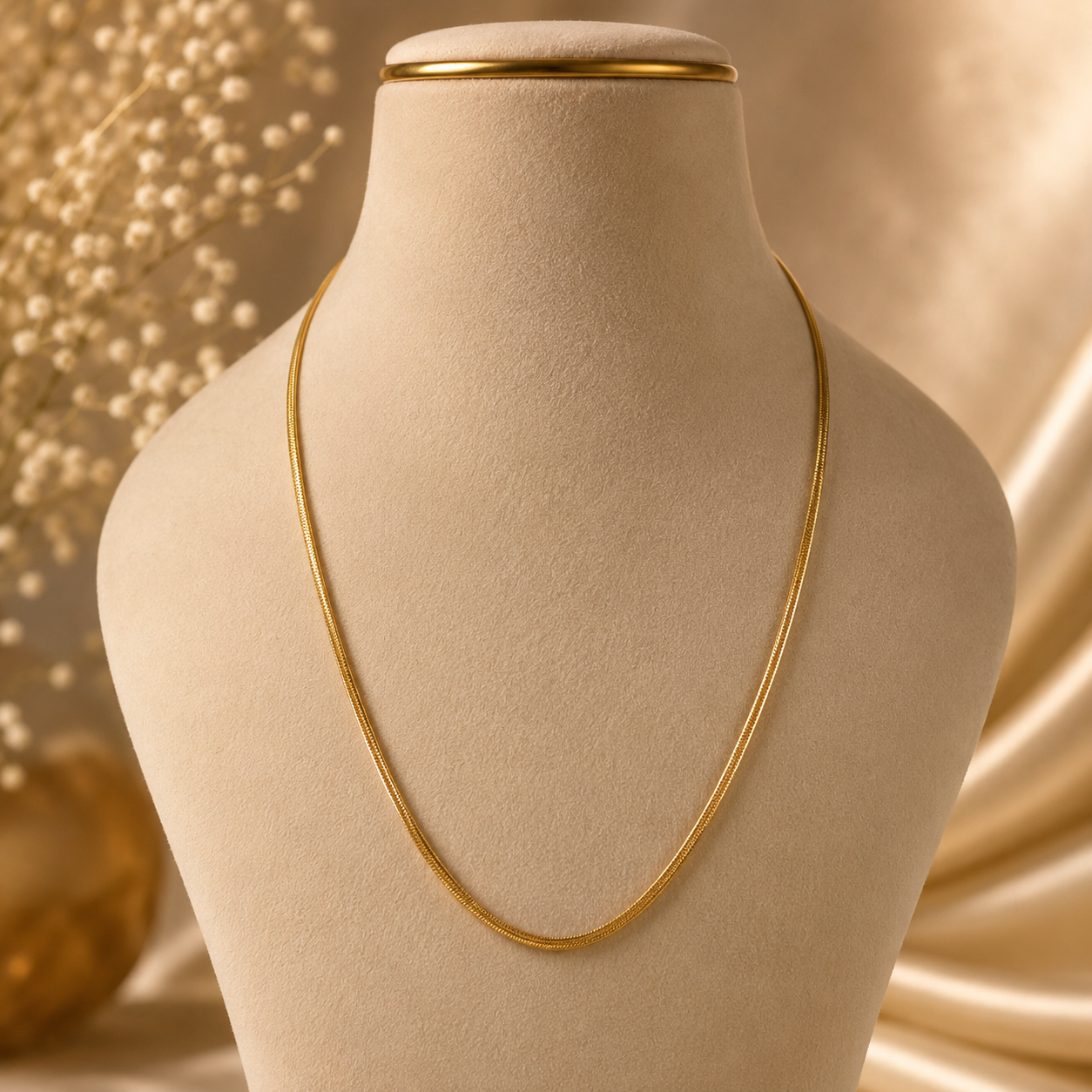 Seema Silken Glow Gold Chain