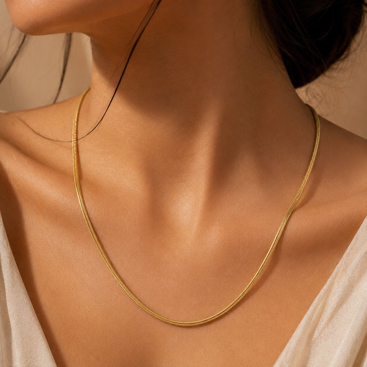 Seema Silken Glow Gold Chain