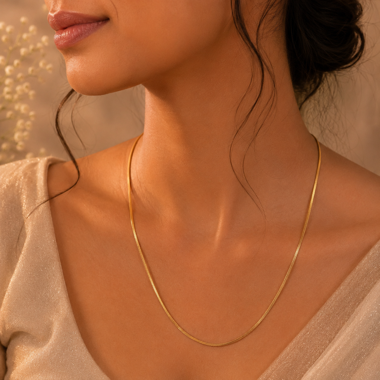 Anvika Shine Gold Chain