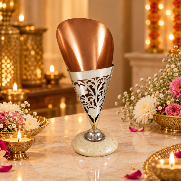 Luxury Silver Flower Vase