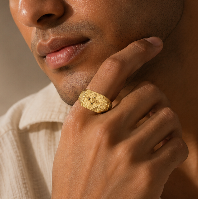 Imperial Star Gold Ring For Him
