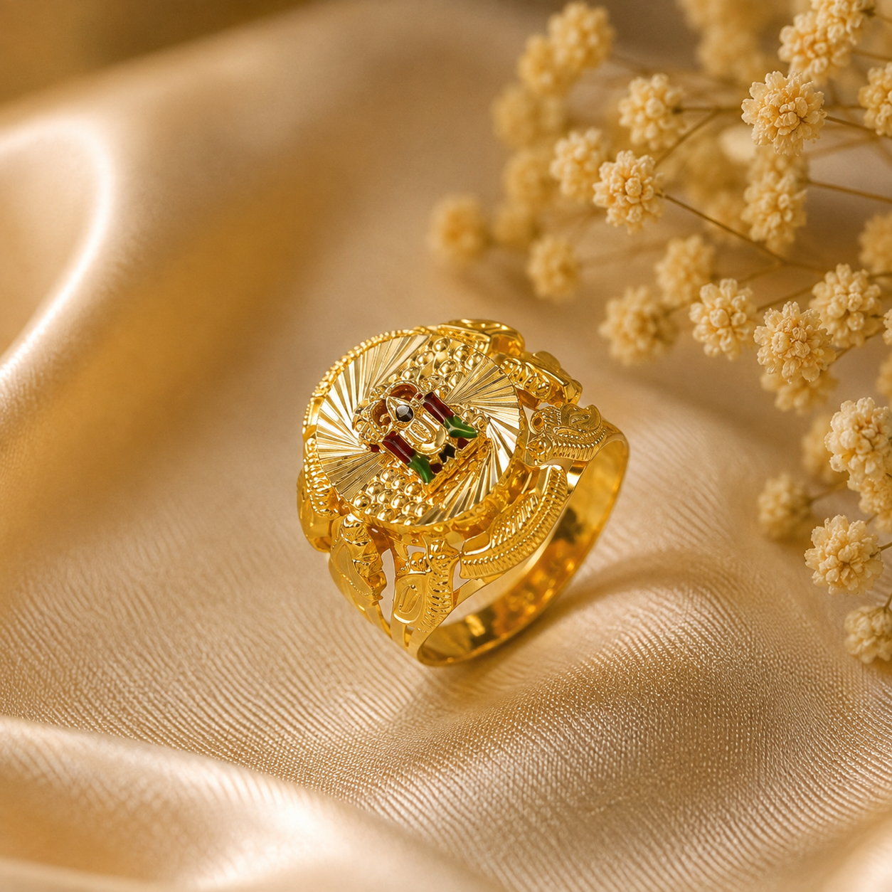 Tirupati Balaji Gold Ring For Him